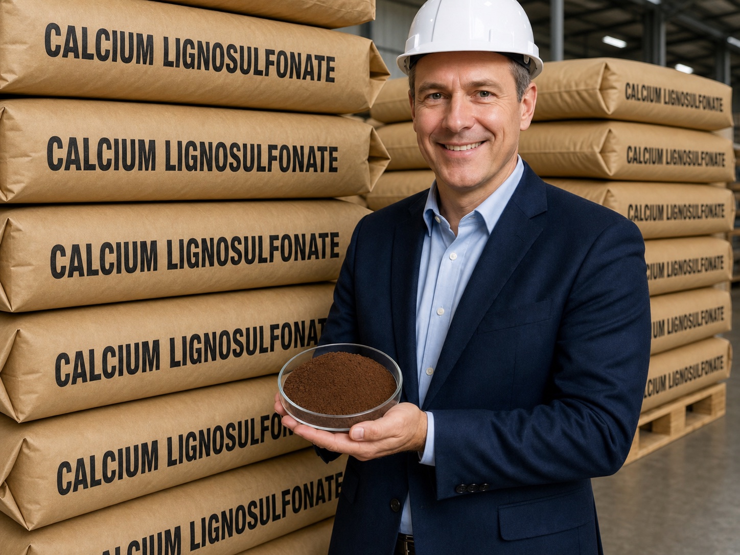 Calcium lignosulfonate powder product