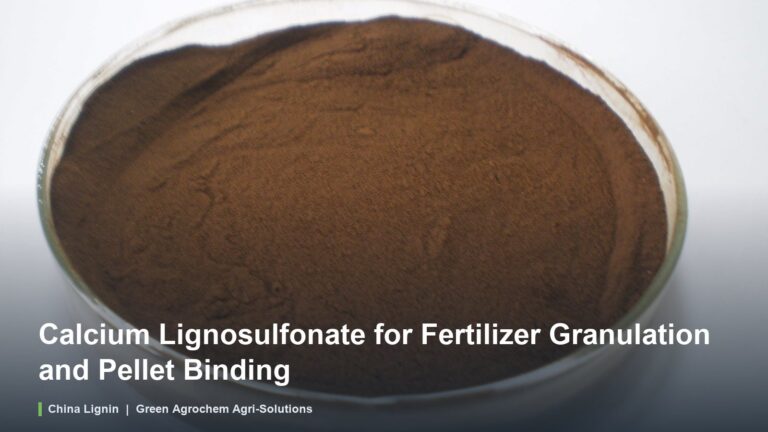 Calcium Lignosulfonate Pellet Binder for Fertilizer Granules