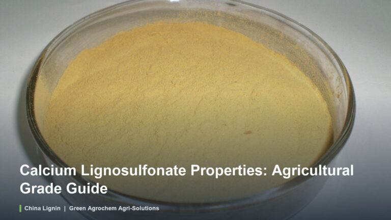 Calcium Lignosulfonate Properties for Fertilizers and Soil