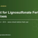 Jar Test for Lignosulfonate Fertilizer Tank Mixes